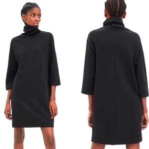 Zara | Dresses | Zara Trafaluc Black Turtleneck Shift Dress | Poshmark
